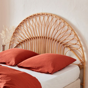 sweeek. Natural rattan headboard  Malacca 160x3x130 cm