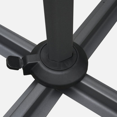 sweeek - Offset parasol ETRETAT rectangular grey 3x4m