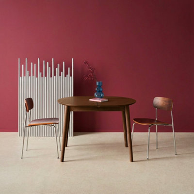 boku no table 【walnut】 sweeek - Oval extendable dining table rubberwood and oak veneer 4