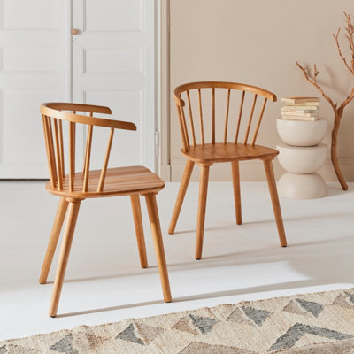 Iris spindle wood online chair