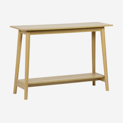 sweeek. Scandinavian ash-effect console 1 shelf