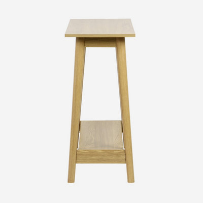 sweeek. Scandinavian ash-effect console 1 shelf