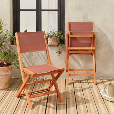 Textilene folding sale garden chairs