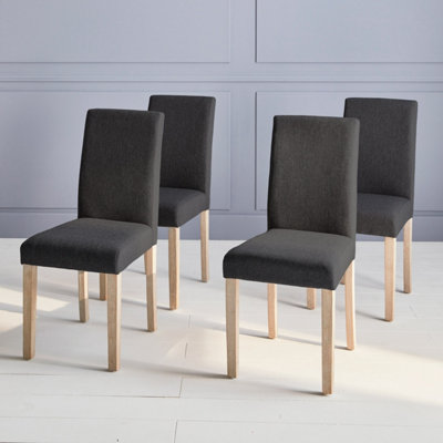 Charcoal dining chairs store set of 4