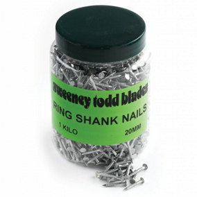 Sweeney Todd Ring Shank Nails 20mm 1Kilo