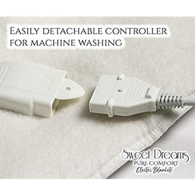 Sweet Dreams Electric Blanket Double Bed Size Machine Washable Elasticated Skirt - Overheat Protection