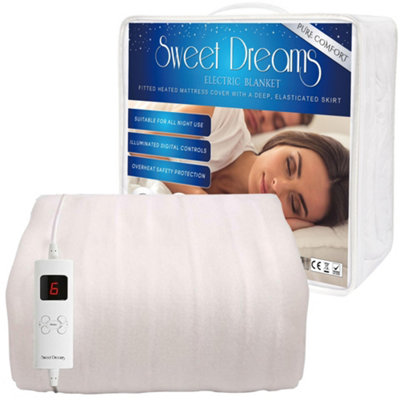 Sweet Dreams Electric Blanket Single Bed Size Machine Washable