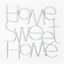 Sweet Home Metal Typography Wall Art