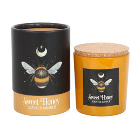 Sweet Honey Scented  Jar Candle - 25 Hour Burn Time
