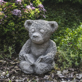 Sweet Teddy Bear Garden Ornament