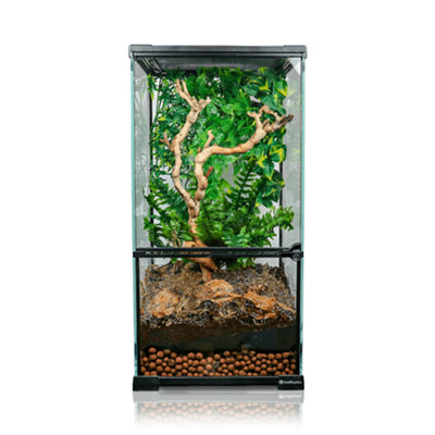 Swell Reptiles Glass Paludarium 30 x 30 x 60cm | DIY at B&Q