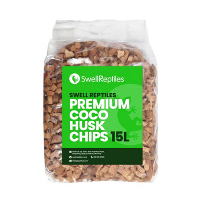 Swell Reptiles Premium Coco Husk Chips 15L - Moisture-Retaining Substrate for Rainforest and Bioactive Terrariums Price Comparisons | Compare The Build