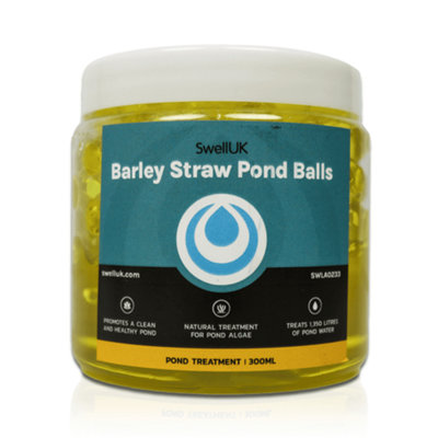 Swell UK Barley Straw Pond treatment Balls 1000ml DIY at B&Q