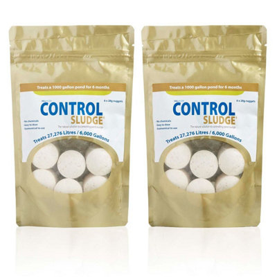 Swell UK Control Sludge Pond Treatment Twin Pack