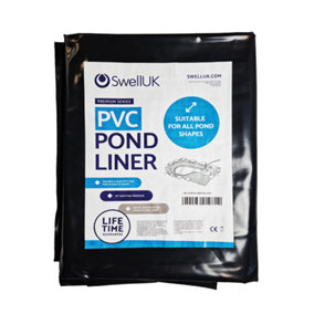 Swell UK PVC Pond Liner Lifetime Guarantee 2 x 1m