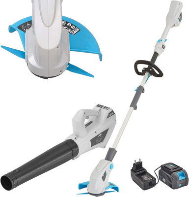 swift 40V Cordless Grass Trimmer 25cm Strimmer Edger 40V Cordless Leaf Blower