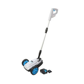 swift Cordless Small Lawnmower 40V 22cm, for lawns up to 50 m², 3 Cutting Height Adjustments, with 2 batteries