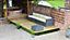 Swift Deck - Self-assembly Garden Decking Kit - 2.4 x 9.3m - includes height adjustable foundations