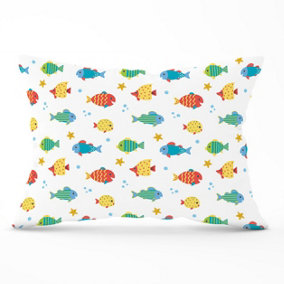 Swimming Fish Cushions 33cm x 48cm