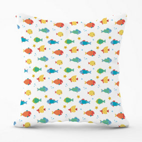 Swimming Fish Cushions 60cm x 60cm
