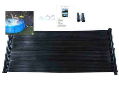 Swimming Kids Pool Hot Water Heater Mat PV Panel Pump Kit Free Sun Energy Hose - 0.66 x 150cm - 2 Mats