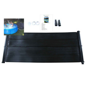 Swimming Kids Pool Hot Water Heater Mat PV Panel Pump Kit Free Sun Energy Hose - 0.66 x 150cm - 2 Mats