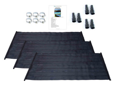 Swimming Kids Pool Hot Water Heater Mat PV Panel Pump Kit Free Sun ...