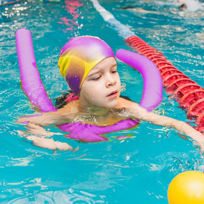 Grevinga® Pool Noodle Per Acquagym – 2 Pezzi, 160 Cm X 6.5 Cm, Schiuma PE Morbida (Colori Assortiti) - 3