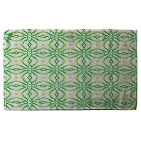 swimwear fabric Green alluring boho chic (Bath Towel) / Default Title