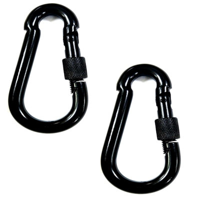 Swing Hammock Tree Hanging Kit Rope Strap Hook Carabiner Garden Camping Fittings - 3