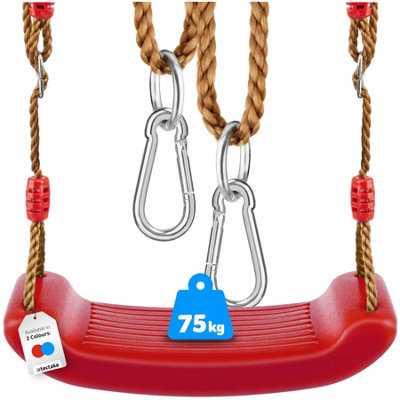 Swing - slip-resistant, height-adjustable  -  red