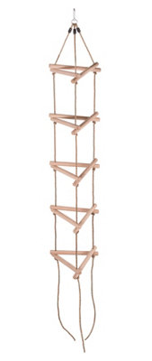 Swingan - 5 Steps Triangle Climbing Rope Ladder - Fully Assembled