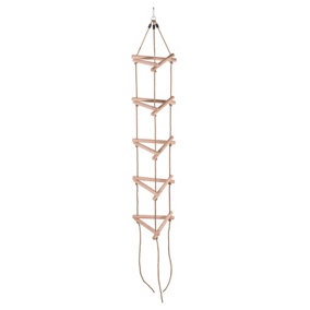 Swingan - 5 Steps Triangle Climbing Rope Ladder - Fully Assembled
