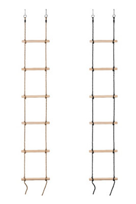 Swingan - 6 Steps Gymnastic Climbing Rope Ladder - Fully Assembled ...