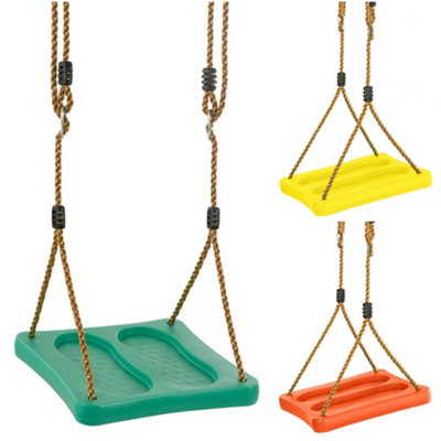 Swingan - One Of A Kind Standing Swing With Adjustable Ropes - Fully Assembled - Orange