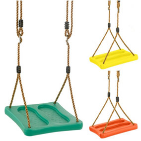 Swingan - One Of A Kind Standing Swing With Adjustable Ropes - Fully Assembled - Yellow