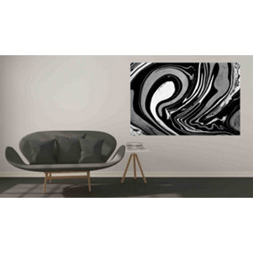 Swirls of marble (Canvas Print) / 20cm x 15cm