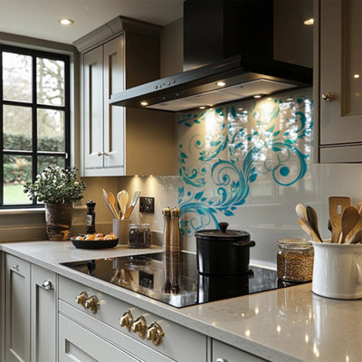 Swirls Splash Back designer style