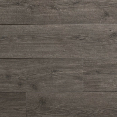 Swiss Krono La Ge Blackwood 33 Wood Effect Click Laminate Flooring (10mm) For Home Commercial Contains 6 Planks Covers 1.598 sqm