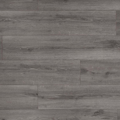 Swiss Krono La Lu Weathered 510 Black Wood Effect Click Laminate (8mm) For Home Commercial Contains 8 Planks Covers 2.131 sqm