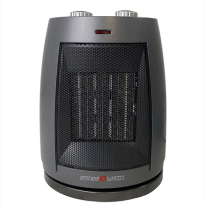 Swiss Luxx Swivel Ceramic Fan Heater 750W 1500W for Caravans and Motorhomes