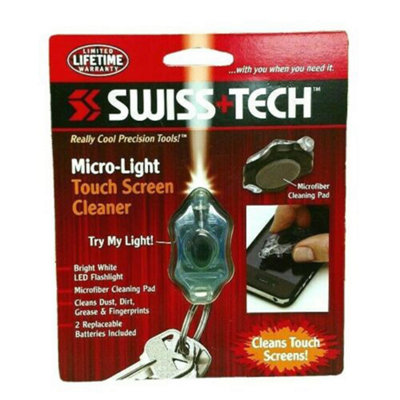 Swiss Tech Micro Light Touch Screen Cleaner - Portable Display Wipe For ...