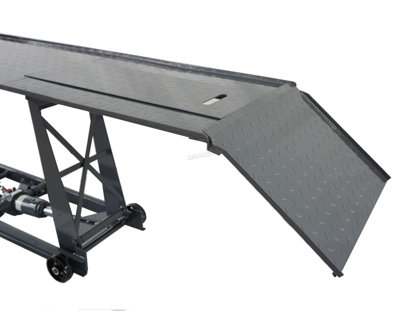 Hydraulic bike motorcycle store lift ramp bench