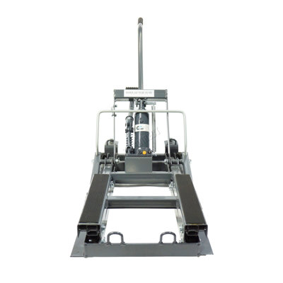 Switzer hydraulic store motorcycle lift