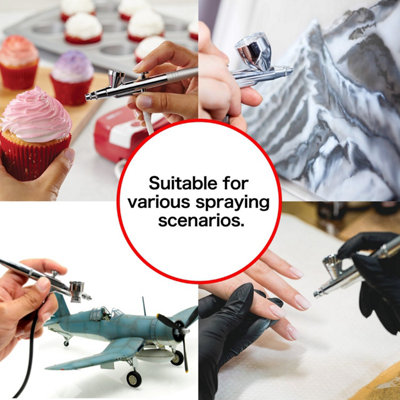 $*様 airbrush original zip parker SwitZer Airbrush With Compressor - Double Action Air Brush Spray