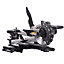 Switzer Mitre Saw 10" Inch Compound Sliding 2000W 230v Single Bevel Cut with Laser 40 Tooth TCT 255MM Blade
