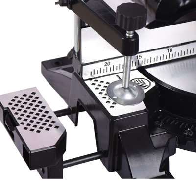 SwitZer Mitre Saw 12" Compound Sliding 1800W Double Bevel Cut with Laser Blade