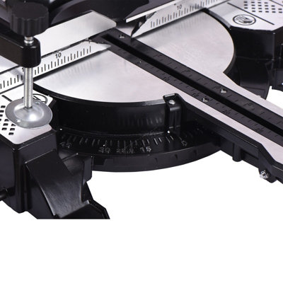 SwitZer Mitre Saw 12" Compound Sliding 1800W Double Bevel Cut with Laser Blade