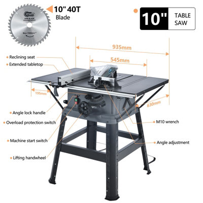 SwitZer Table Saw 10