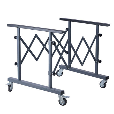 SwitZer Telescopic Universal Panel Stand Mobile Scissor Extendable for ...